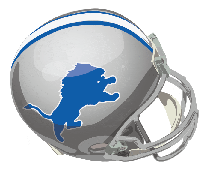 Detroit Lions 1970-1982 Helmet Logo iron on transfers for fabric